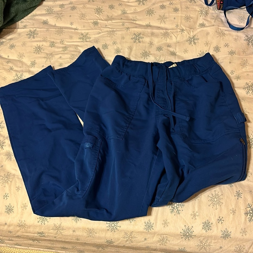 Galaxy blue scrub pants